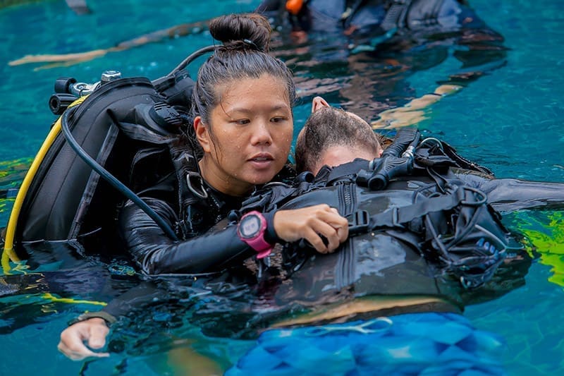 I never liked water, now I’m a working Diving Instructor